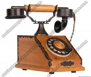 Photo Texture of Old Wooden Phone 0008